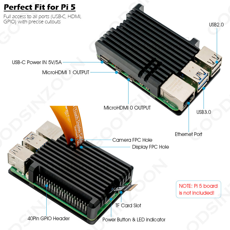 Custodia per armatura in allum - Raspberry Pi 5 8Gb recensione e prezzo